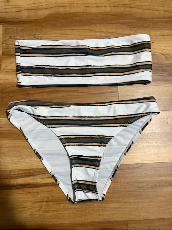 Zaful Other - Striped Bikini Set